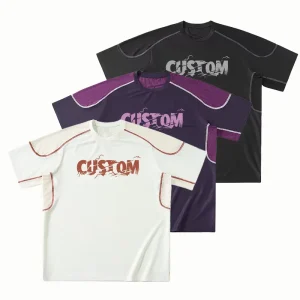Custom Sports Outdoor Running Cycling Active Tops Quick Dry Breathable Loose Sports Gym Short Sleeve T Shirt for Men