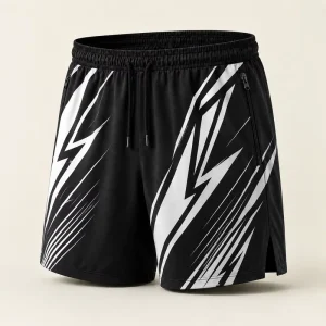 Custom Sports Shorts Men Running Shorts Polyester Spandex Sublimation Stretch Mens Sports Shorts With Pocket
