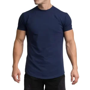 Custom Sportswear Cotton T Shirt Men Fitness Clothing Gym Wear Fashion T Shirts Summer All Colors Slim Fit Men’s T Shirt