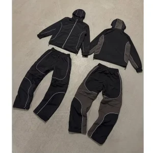 Custom Streetwear Lightweight Track Suits Men’s Windbreaker 5 in 1 Tracksuits Set for Men