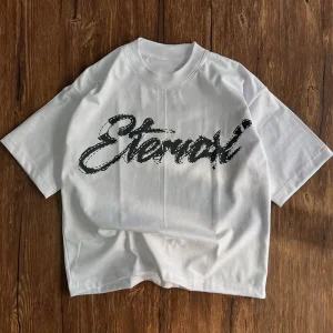 Custom Streetwear Oversized T Shirt Custom Logo Print Men’s T Shirt Cotton Printing