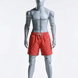 Custom Sublimated Swim Shorts Printed Men’s Swim Trunks Recycled Stretch Soft Men’s Bathing Suit Swimwear Swimming Trunks