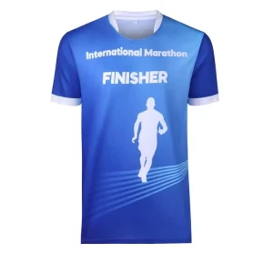 Custom Sublimation Polyester Quick Dry Breathable Fitness T Shirt Workout Athletic Gym Sport Men Muscle Marathon Running T Shirt