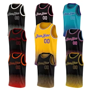 Custom Sublimation Quick Dry Basketball Jersey Moisture Wicking Athletic