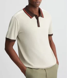 Custom Summer Business Simple Men’s Knitted Polo Shirt T shirt 100% Cotton Short sleeved Knitwear