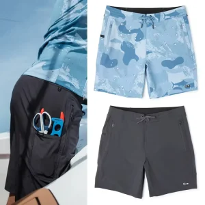 Custom Summer Fishing Shorts Quick Dry Polyester Beach Short