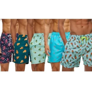 Custom Surf 4 Way Stretch Printed Swimwear Men’s Boardshorts