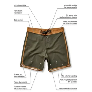 Custom Swimwear Quick Dry Men’s Shorts Board Short Surf Beach Pockets Jewelry Crystal Front Logo 1 Piece Fashion Swim Trunks