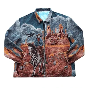 Custom Tapestry Jacket Man Plus Size Men’s Zip up Silk Liner Jackets Coats Zipper Cardigan Jacquard Sweater Tapestry Clothing
