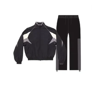 Custom Tracksuit Windbreaker Nylon Set for Men Windproof Workout
