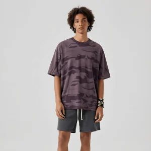 Custom Vintage Oversized Men’s T Shirt 275 Gsm Heavywhight Cotton Acid Wash Blank Print Acid Wash T Shirts for Men