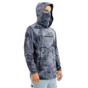 Custom Waterproof Quick Dry Sublimated UV Protection Fishing Hoodie Men’s Tournament Fishing Shirts