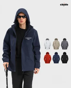 Custom Waterproof System Jacket Private Label Corporate 3-in-1 Branded Staff Winter Uniform Interchange Jacket Manufacturer