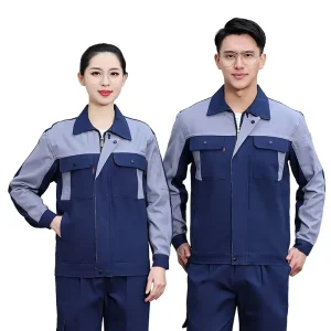 Custom Workwear Spring Autumn Set Men 100% Cotton Workshop Welding Work Pants Factory Labor Durable Custom Made Cold Protection