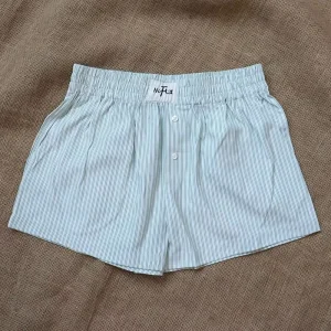 Custom Woven Patch Logo Elastic Waist Button With Side Pockets Loose Casual Leisure Home Wear Women And Girls Shorts