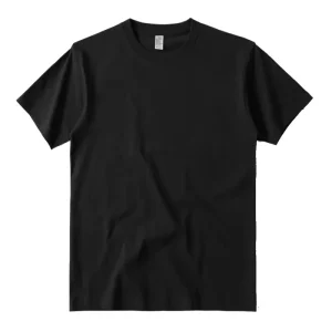 Custom logo 230GSM Heavy Weight 100% Cotton Black White Men’s Plain T Shirts High Quality Daily Casual T-Shirts