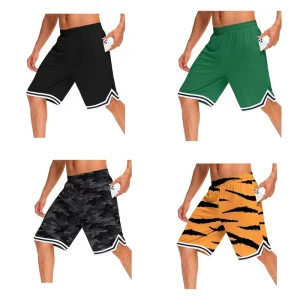 Custom logo Athletic Workout Sport Shorts Summer Men’s Quick Dry Gym Shorts Lightweight Mesh Gym Men’s 11″ Basketball Shorts