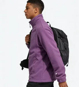 Custom logo Men’s Outdoor Sports Fleece Jackets Windproof Fleece Jacket