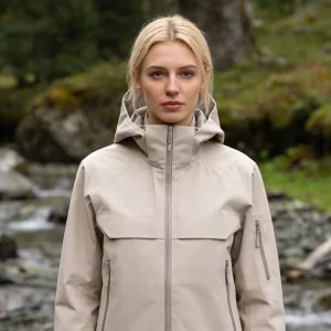 Custom logo Mens Outdoor Windproof Waterproof Hooded Rain Coat Windbreaker Ski Jacket Men’s Jacket with Detachable Hood