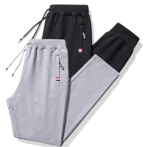 Custom logo Plus Size Men’s Sports Fitness Joggers Sweatpants Gym Wear Casual Pant Men Long Style Cotton Pants
