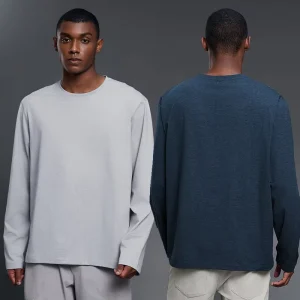Custom made Men’s Long sleeved Crew Neck Solid Color Running Loose Casual Sports Sweatshirt