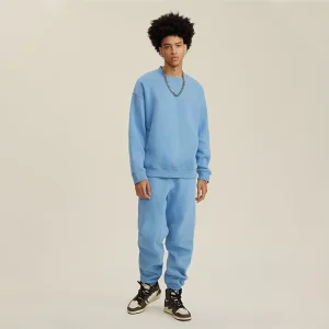 Customization High Quality Plain Breathable Cotton Men’s Hoodies Sweatshirt Set Custom Men’s Cotton Clothing Set
