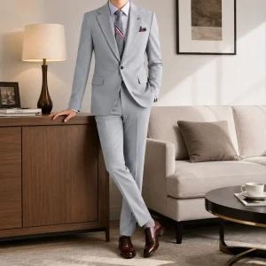 Customization Luxury Men’s Single Breasted Blazer Office Wear High Quality Professional Clothing Italian Style