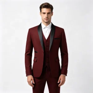 Customization Men Suits 3 Pcs Two Piece Set Slim Fit Wedding Peaked Lapel Wedding Prom Terno Masculino Formal Men Suit