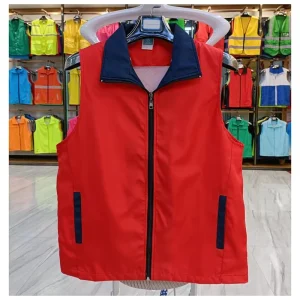 Customization Multi-pocket Man Work Cargo Photographer Red Mesh Utility Windproof Outdoor Fishing Men’s Vest