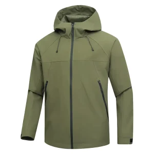 Customize Plus Size Mountain Outdoor Men’s Casual Jackets Windproof Waterproof Stain Resistant Hiking Zipper All Seasons