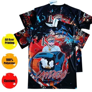 Customize Slim Fit Football Sport Jersey T Shirts Sublimation Running Wear for Sublimation T-shirt Polyester Tee Shirt