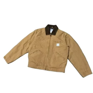 Customized 100% Cotton Satin Woven Workwear Fabric Canvas Workwear Detroit Workers Workwear Jacket for Men