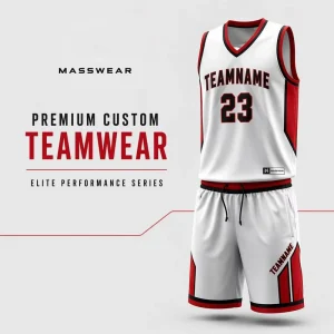 Customized Basketball Uniform Set Team Logo Printed Men Basketball Jersey With Name Number Quick Dry Mesh Free Sample Design