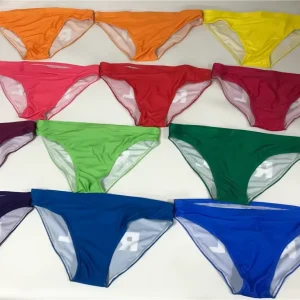 Customized Design Dye Sublimation Printing Stretchy Fabric Mens Swimming Briefs