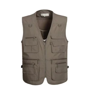 Customized Large Size Fishing Reporter Photography Leisure Japanese Multi Pocket Vest