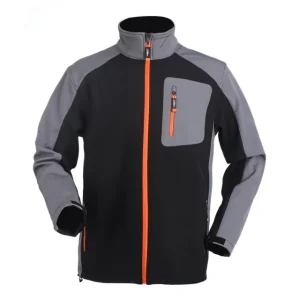 Customized Logo Men’s Polyester Soft Shell Jacket Work Clothes Waterproof Windbreaker Sports Outdoor Men’s Jackets