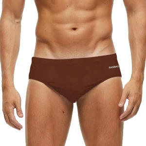 Customized Logo Men’s Swim Bikini Low Rise Swim Brief Summer Beach Swimwear