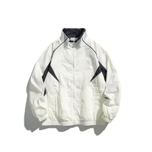 Customized Men’s Casual Fashion Coat Stand-up Collar Design and Zipper Closure Suitable for Autumn Wear