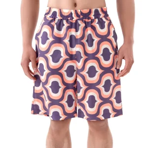 Customized Men’s Casual Fitness Swimwear Quick-Drying Beach Shorts with Sports Print Breathable Loose Thin Plus Size Options