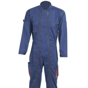 Customized Men’s Construction Workwear Safety Suit Outdoor Cotton Polyester Garage Work Uniform for Spring Season