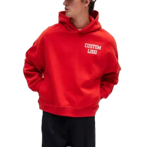 Customized Men’s Oversized Thick Blank Plain Hoodies Heavy Weight 380 GSM Drop Shoulder Custom Logo Hoodies Manufacturer
