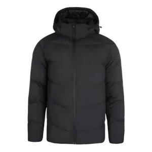 Customized Men’s Sports Fleece Jacket Long Hooded Padded Winter Coat Full Zipper Plus Size 2pcs Set OEM Service
