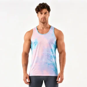 Customized Men’s Summer Gym Running tank Top Quick Dry Activewear Breathable Polyester Casual Style Tank Top for Fitness