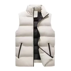 Customized Rain Defender Relaxed Fit Anti Static Feature Men’s Winter Warm Lightweight Insulated Outdoor Work Vest