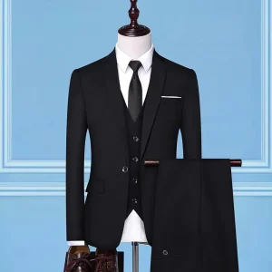 Customized Slim Fit Coat Pant Men’s Suits Blazer 3 Piece Slim Fit Wedding Turkish Dress Formal Mens Suit for Man