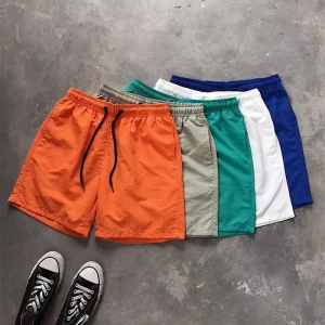 Customized Summer Men’s Casual Shorts Sports Quick Drying Fashion Mens Casual Athletic Polyester Nylon Shorts With Drawstring