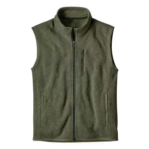 Customized Vest Jacket Winter Men’s Fleece Vest OEM Service Crew Neck Outerwear With Zipper