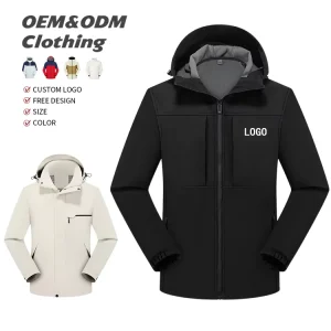 Customized logo Outdoor Waterproof Jacket Lightweight Windbreaker Soft Shell Men Sports Windproof Winter Jackets