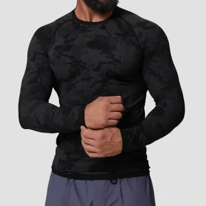 DCX1083 Men’s Long-sleeved Sportswear Quick-drying Seamless Fitness Yoga Running and Training Tops