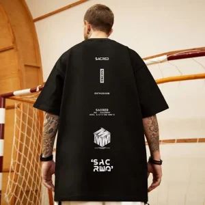 DIY Fashion Solid American Street Loose Casual Slim Fit Breathable Anti Pilling Men’s T Shirt